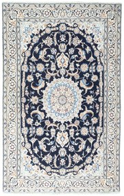 Nain Tappeto 200x130 Blu (Iran) Annodato A Mano