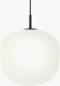 Lampada a sospensione piccola in vetro soffiato Rime