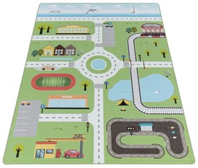 Tappeto verde per bambini 120x170 cm Play - Ayyildiz Carpets