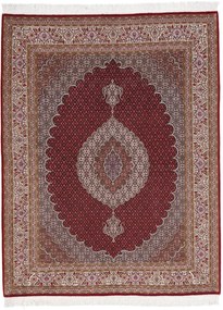Tabriz Tappeto 160x200 Marrone (Iran) Annodato A Mano