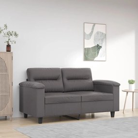 Divano A 2 Posti Grigio 120 Cm İn Similpelle /