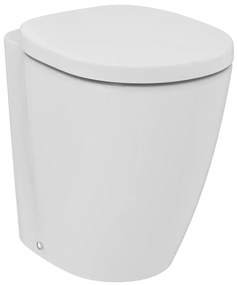 Vaso WC filomuro IDEAL STANDARD connect freedom, sedile incluso P 55.5 x L 36.5 x H 46 cm bianco