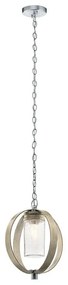 Lampione da giardino, KL-GRAND-BANK-P-DAG H 41 cm, argento, IP44 ELSTEAD