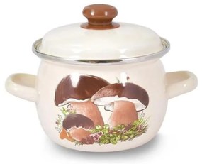 Pentola con coperchio TORO 2,5 l, motivo funghi