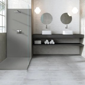 Piatto doccia ultrasottile SENSEA in resina Neo 90 x 90 cm grigio