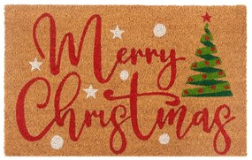 Zerbino in fibre di cocco a tema Natale 40x70 cm Merry Christmas – Hanse Home