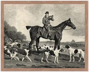 Stampa digitale incorniciata Vintage Riding, varie misure