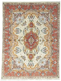 Tabriz Tappeto persiano 150x200 Beige (Iran) Annodato A Mano