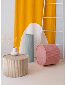 Pouf per bambini rosa con rivestimento in velluto a coste – Wigiwama