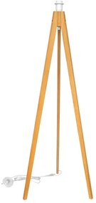 Lampada con piedistallo HELEN 1xE27/15W/230V color crema/oro/quercia