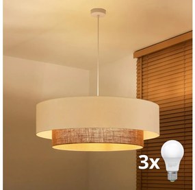 Brilagi - Lampadario LED a sospensione con cavo Stile BOHO 3xE27/15W/230V Ø 80 cm