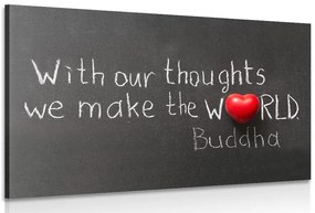 Quadro su tela – Citazione di Buddha