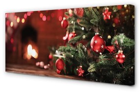 Quadro su tela Regali per le lampade delle palline dell'albero di Natale 100x50 cm