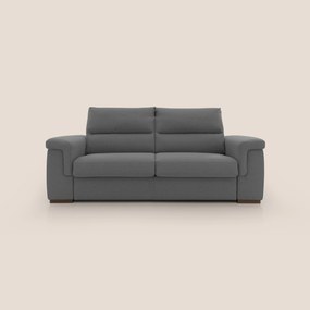 Magnolia divano letto con materasso alto 18 cm morbido schienale alto in tessuto smacchiabile T05 antracite