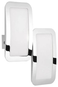 Wofi 4526.02.01.6000 - SET 2x Lampada da parete dimmerabile a LED SAGA LED/8W/230V