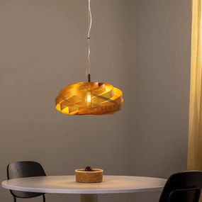 Euluna Lampada a sospensione Vento, colore oro, Ø 50 cm