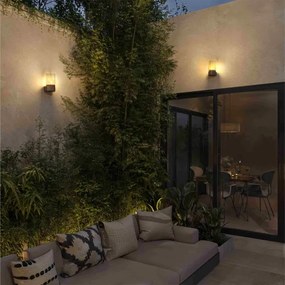 Philips - Lampada da parete a LED per esterni NAYL 1xE27/4W/230V 2700K IP44