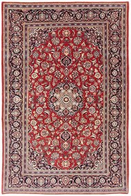 Kashan Tappeto persiano 140x210 Rosso (Iran) Annodato A Mano