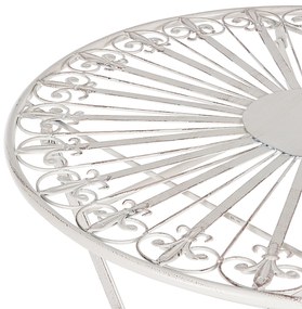Set da balcone 2 posti metallo bianco SCAFA Beliani