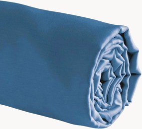 Lenzuolo con angoli boxspring in raso di cotone Uni