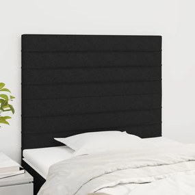 Testiere 2 Pz Nero 100x5x78/88 Cm İn Tessuto /
