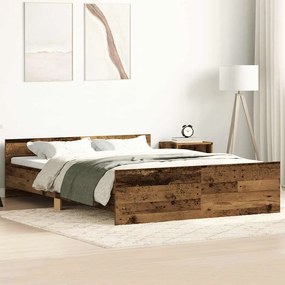 Giroletto Senza Materasso Legno Antico 120x200cm İn Truciolato /