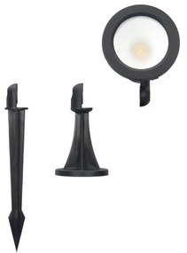 Faretto LED con Picchetto 5W Orientabile Colore Bianco Caldo 3.000K