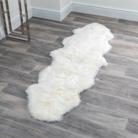 Montone bianco doppio, 60 x 240 cm - Native Natural