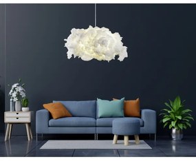 Lampadario a sospensione con filo SERENITY 1xE27/40W/230V bianco