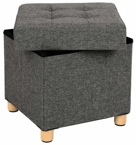 Pouf SULTAN 38x40 cm grigio scuro