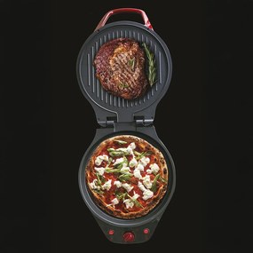 Piano Cottura Multifunzione Duadine 3 in 1 Antiaderente 1200W Kooper Italì Pizza Maker...
