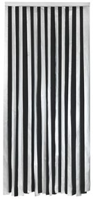 Tenda termica per porte in nero-argento 90x200 cm - Maximex