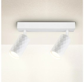 Brilagi - Faretto SELE DIAMANT 2xGU10/30W/230V bianco