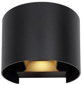 Globo 34168RB - Applique a LED da esterno VERONIKA 2xLED/3W/230V IP44 nero