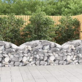 Cesto Gabbione Ad Arco 150x50x60/80 Cm Ferro Zincato /