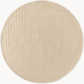 Tappeto rotondo in lana fatto a mano Mason