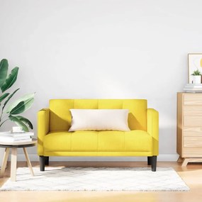 Divano Divanetto Giallo 111 Cm İn Tessuto /