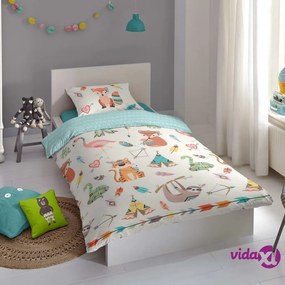 Good Morning Copripiumino per Bambini Boho 140x200/220 cm