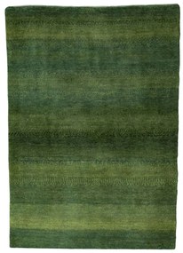 Gabbeh Tappeto 160x110 Verde (Iran) Annodato A Mano