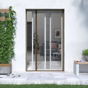Zanzariera avvolgibile ISOXA Level 3 O per portafinestra L 140 x H 230 cm bronzo destra riducibile