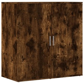 Credenza rovere fumo 79x38x80 cm in legno multistrato