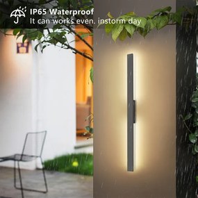 Brilagi - Applique da esterno LED LUNA LED/24W/230V 4000K IP65 antracite