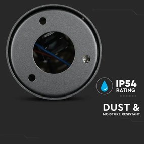 Lampada da esterno 1xGU10/35W/230V IP54 80 cm nero