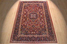 Kashan Tappeto 220 x 130 (Iran) Annodato A Mano