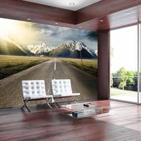 Fotomurale adesivo  Lunga strada  Larghezza x Altezza Home decor 98x70