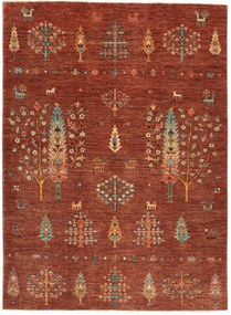 Samarkand Tappeto orientale 150x200 Marrone (Pakistan) Annodato A Mano