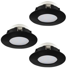 Eglo 900744-SET 3x Lampada LED da incasso per bagni PINEDA LED/4,9W/230V IP44