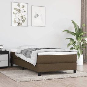 Materasso A Molle Insacchettate Marrone Scuro 90x200x20 Cm /