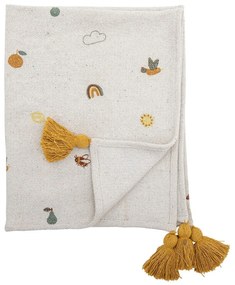 Coperta bianca per neonati 80x100 cm Agnes - Bloomingville Mini