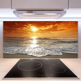 Pannello cucina paraschizzi Mare, sole, paesaggio 100x50 cm